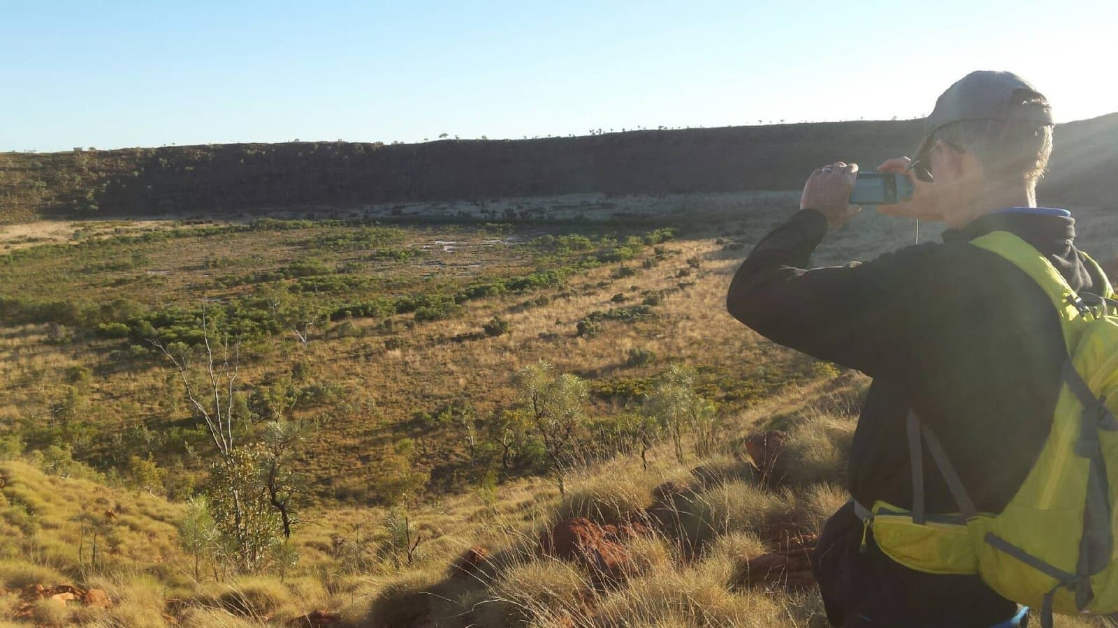 Wolfe Creek Crater in the Morning
