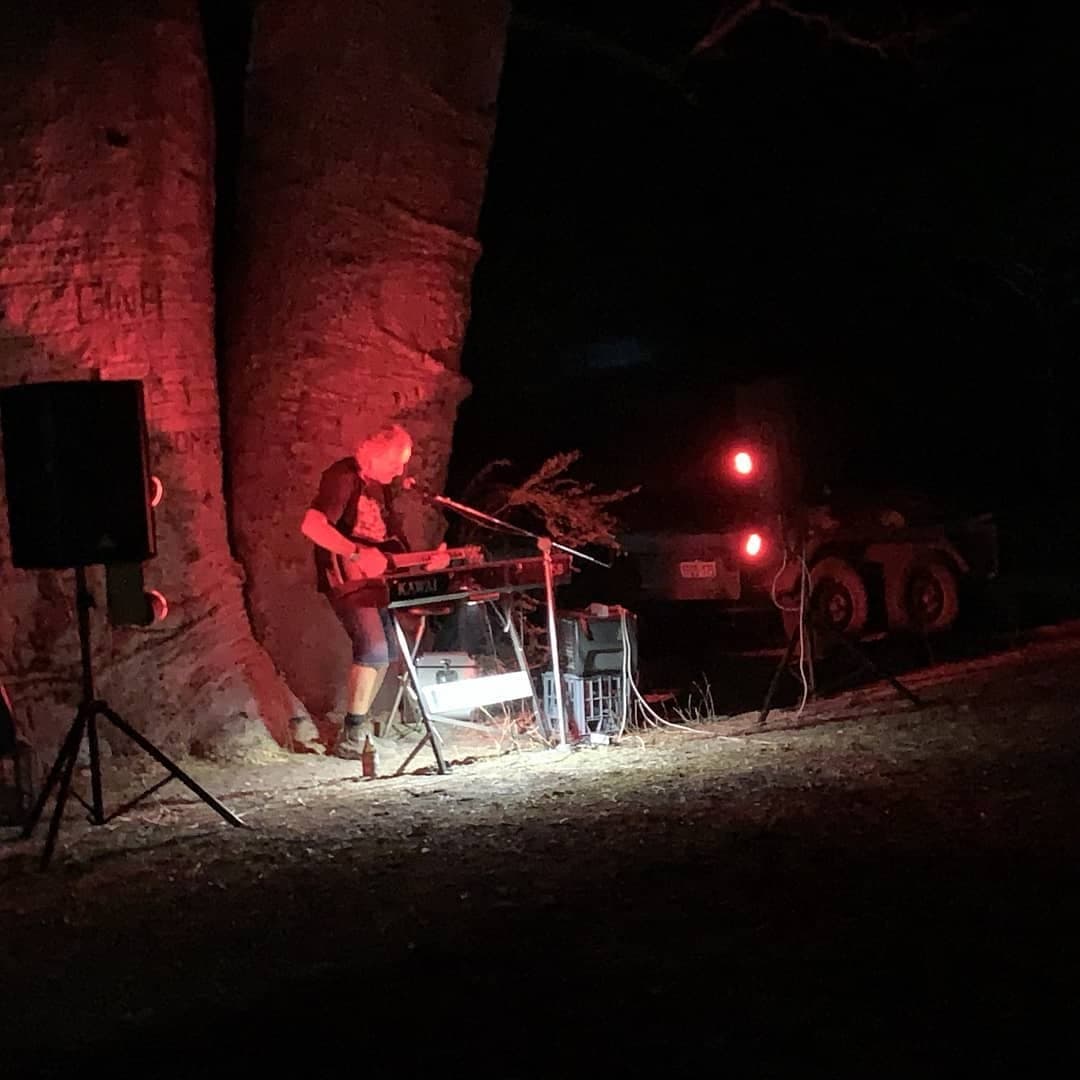 Bands play under boab trees at Manning River