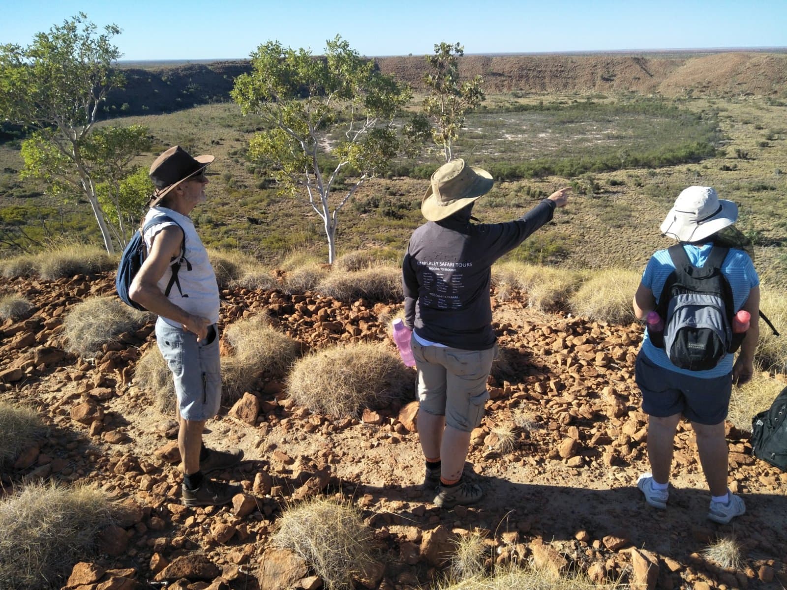 Viewing the Crater at Wolfe Creek
