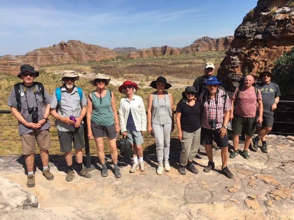 Tour group 3 at Purnululu