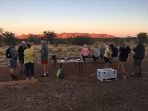 sunset over Purnululu