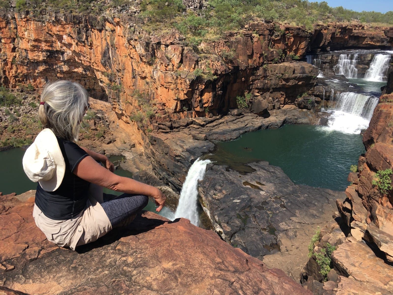 Valerie at Mitchell Falls