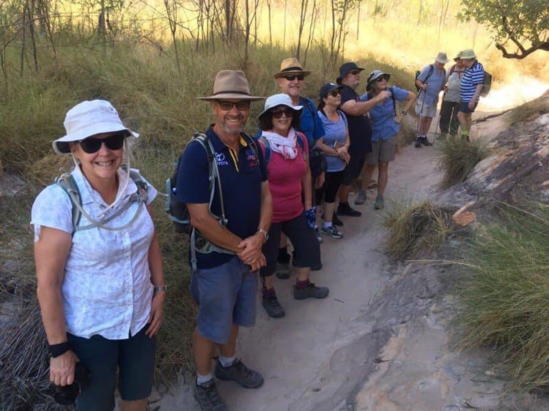 Good looking tour group on Outback 15 Day Tour